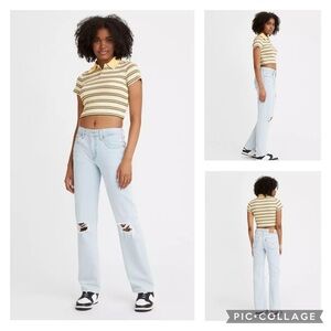 Levi’s LOW PRO WOMEN'S JEANS mid rise straight leg 90’s relaxed slouchy size 29